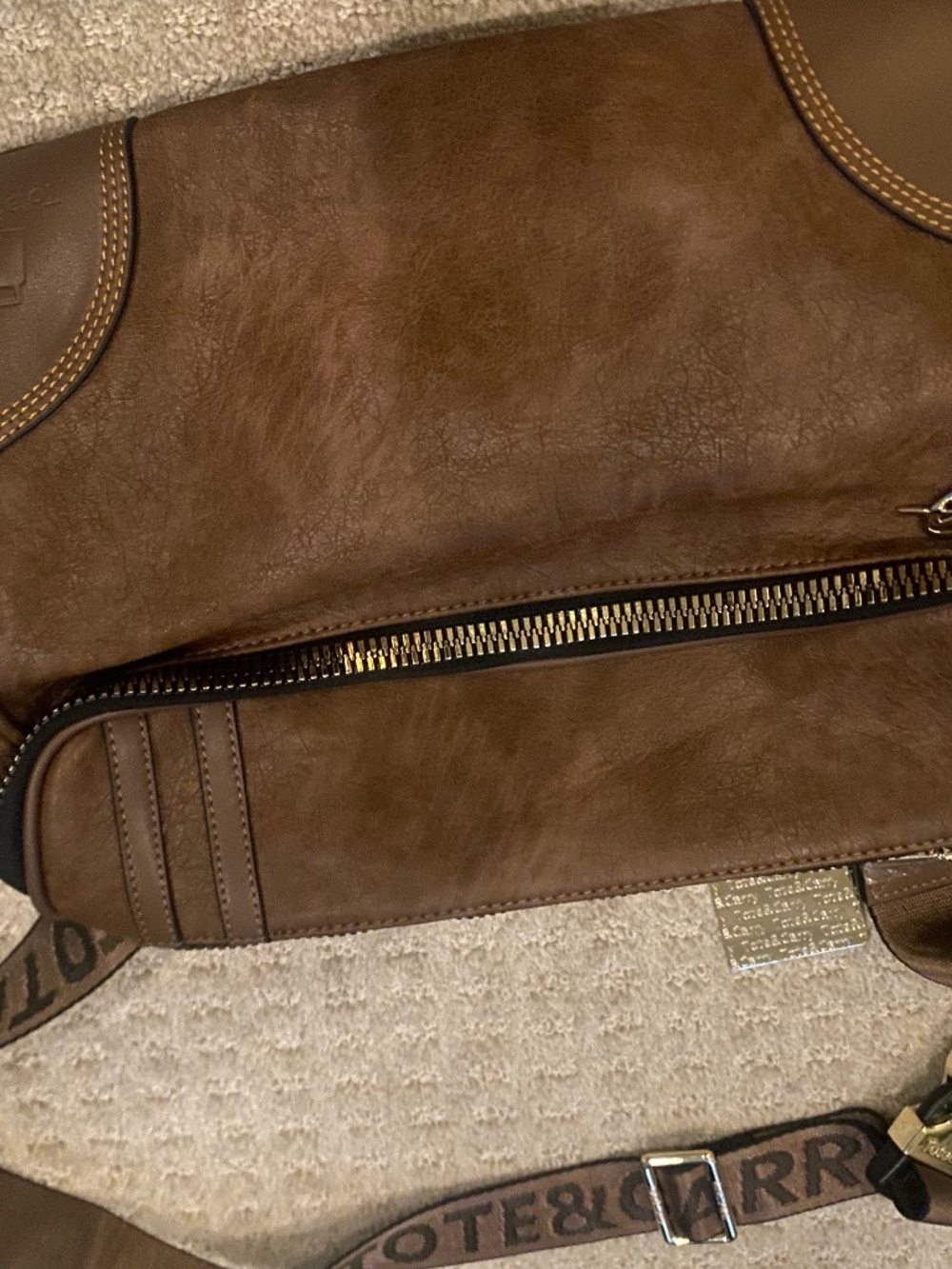 Tote & Carry small brown bag